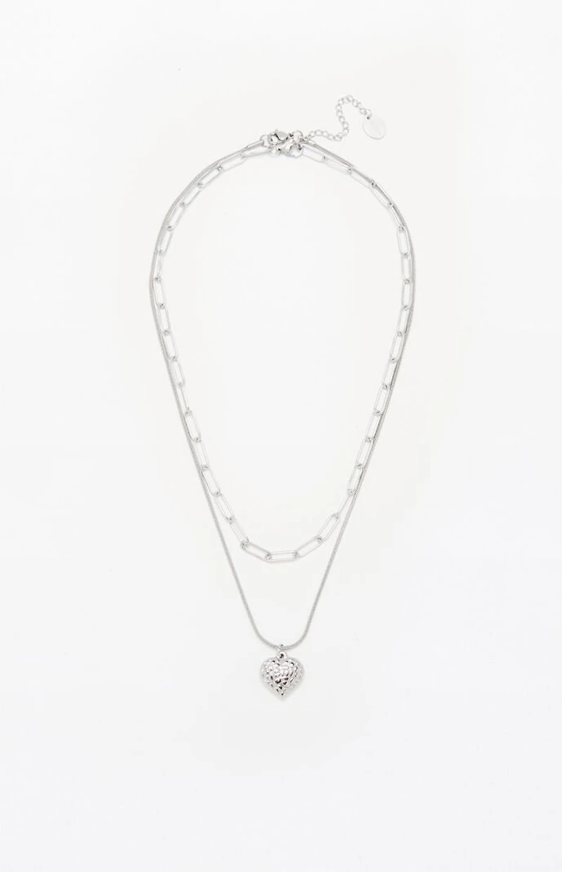 LA Hearts Heart Layered Necklace