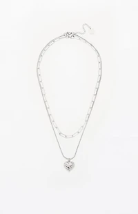 LA Hearts Heart Layered Necklace