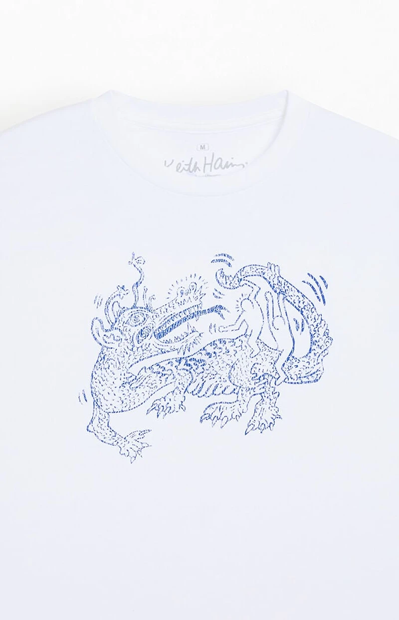Keith Haring Dragon and Man T-Shirt