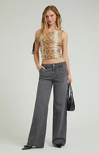 Pacsun Black Low Rise Baggy Pants