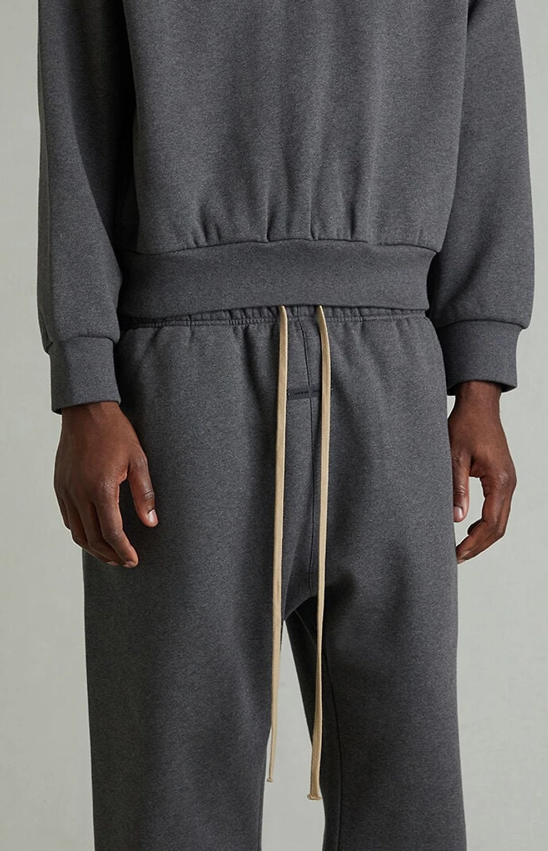 Fear of God ESSENTIALS Charcoal Heather Fleece Flare Sweatpants
