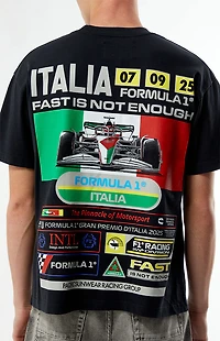 Formula 1 x Pacsun Black Monza Italy 2025 T-Shirt