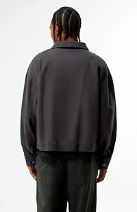 Pacsun Gray Double Seams Gas Jacket