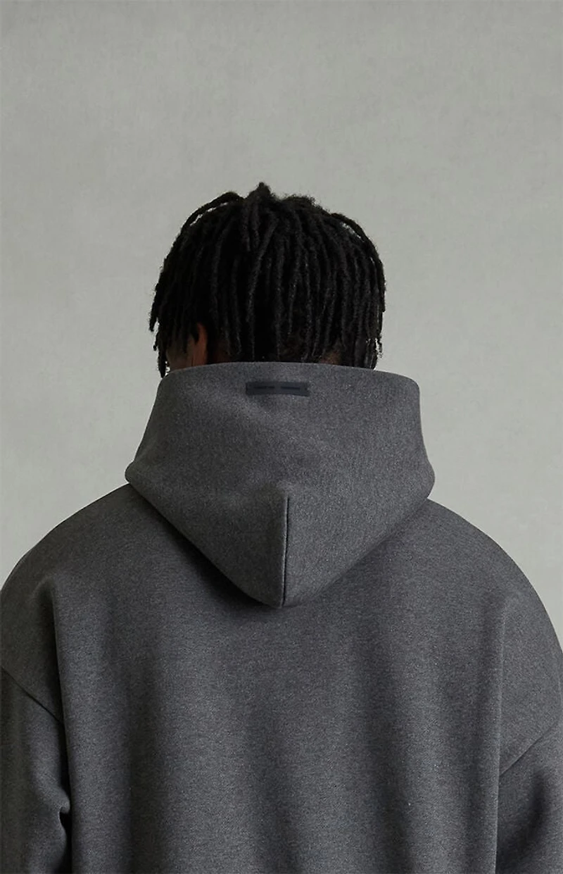 Fear of God ESSENTIALS Charcoal Heather Embossed Classic Hoodie