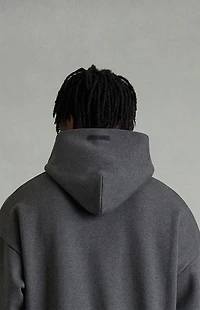 Fear of God ESSENTIALS Charcoal Heather Embossed Classic Hoodie