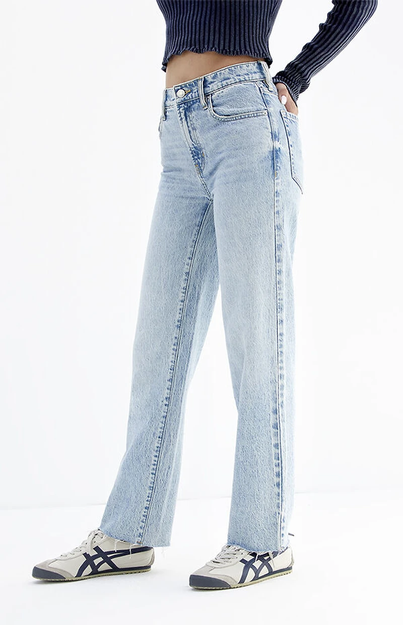 Pacsun Stretch Medium Indigo '90s Straight Leg Jeans