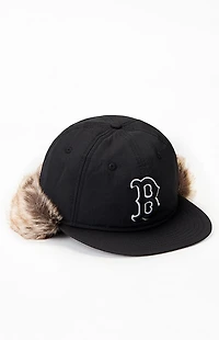 New Era Boston Red Sox Winter Dog Ear Fitted Hat