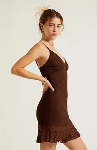 Third Charm Anya Lace Mini Dress