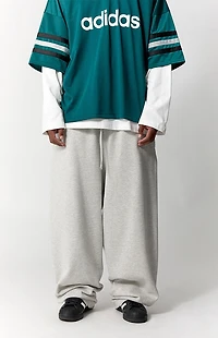 Pacsun Heather Gray Fleece Extreme Baggy Sweatpants