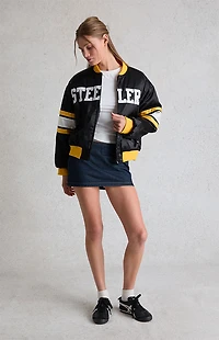 WILD COLLECTIVE x NFL Pittsburgh Steelers Bomber Jacket