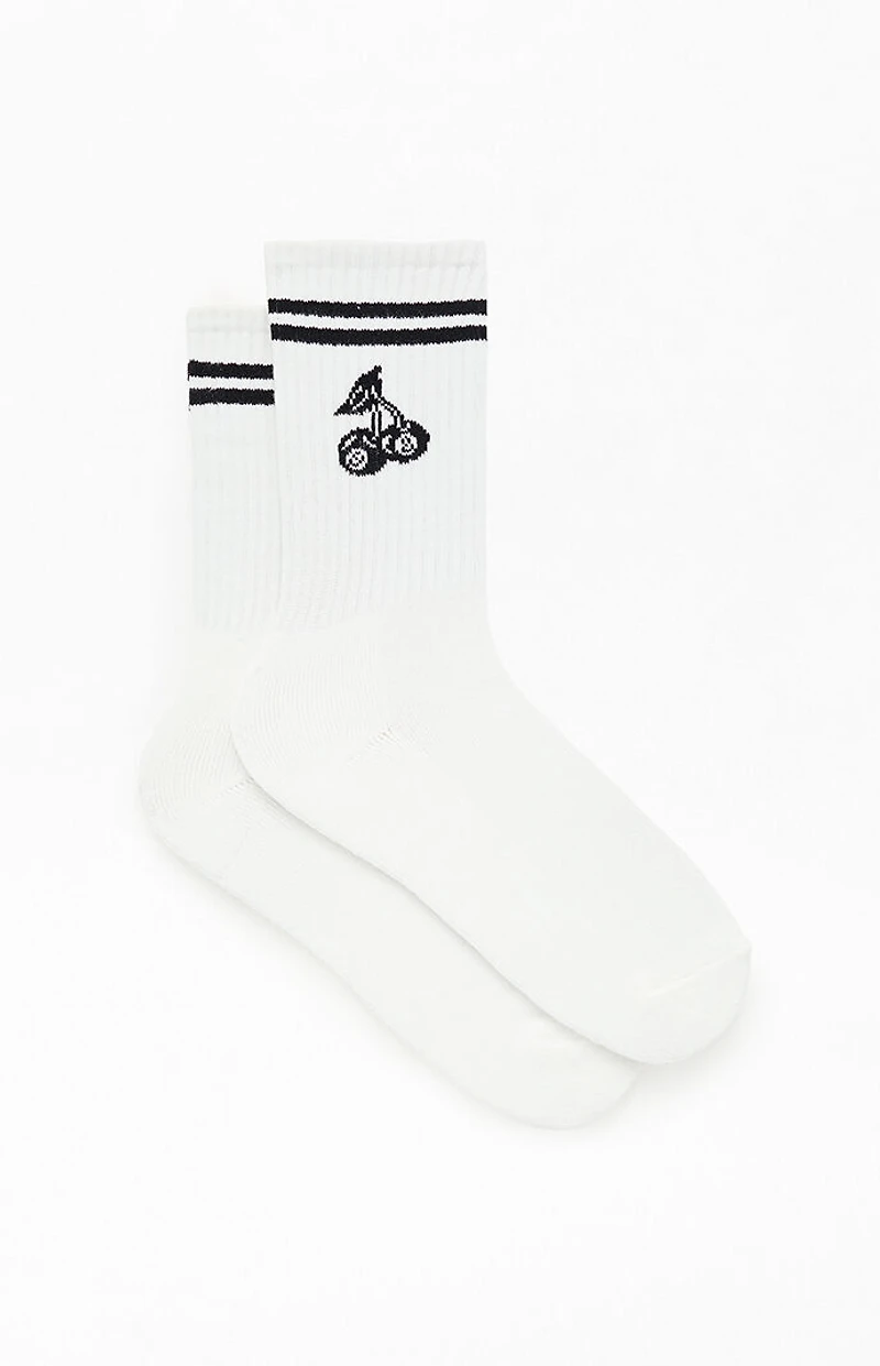 Pacsun Cherry 8 Ball Crew Socks