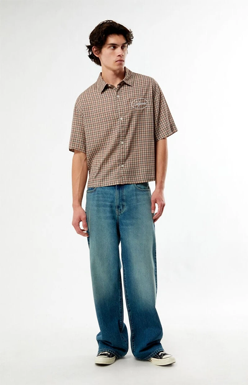 Pacsun Dirt Woven Camp Shirt