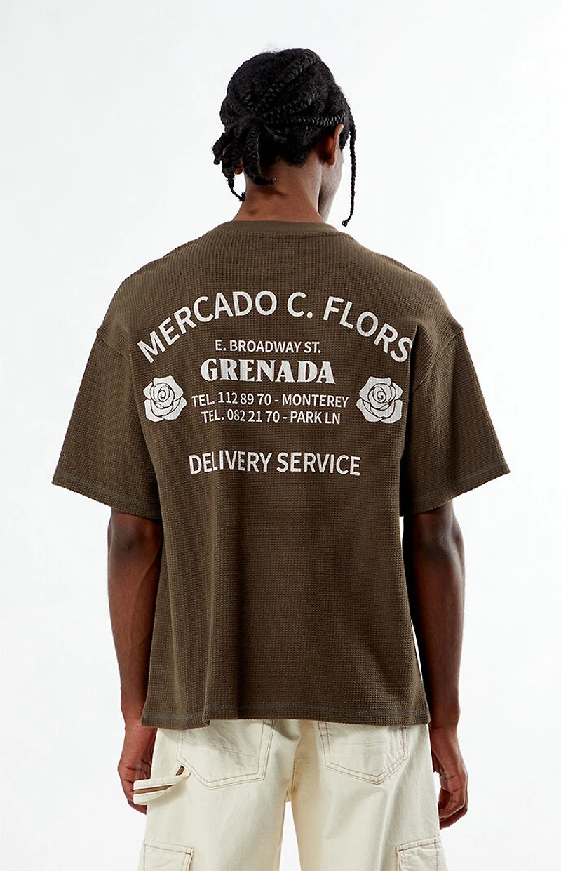 Pacsun Mercado Waffle Knit T-Shirt