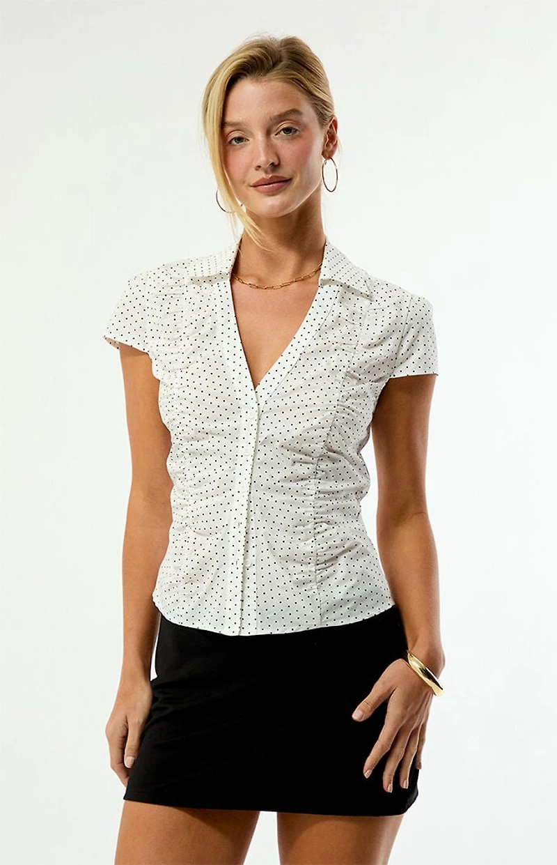 Beverly and Beck Sabrina Button Up Polo Shirt