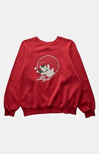 PS VINTAGE '80s Let It Snow Crew Neck Sweatshirt