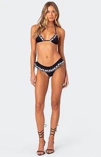 Edikted Frilly Cheeky Bikini Bottom