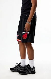 Mitchell & Ness Miami Heat Road 96-97 Mesh Basketball Shorts