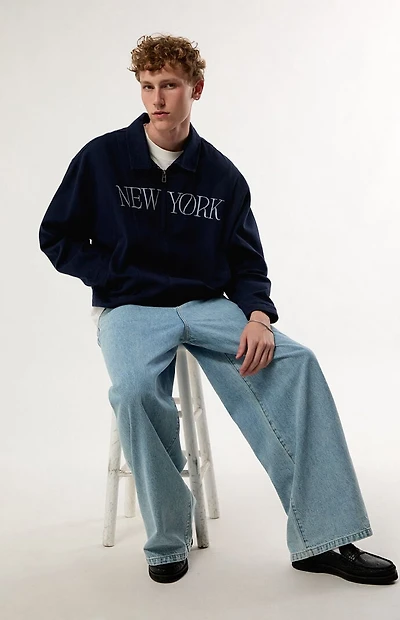 Pacsun New York Embroidered Seamed Jacket