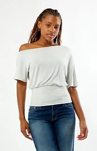 Your Favorite Stacy Cinched Waist Short Sleeve Top