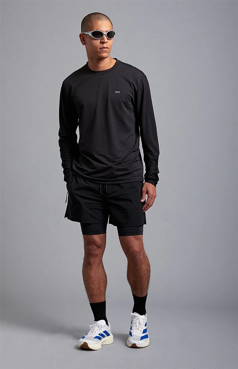 A.R.C. Active Black Running Shorts