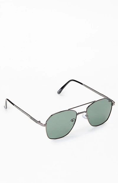 Pacsun Black Carter Aviator Sunglasses