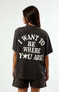 LONELY GHOST x Merrell Be Where You Are Oversized T-Shirt