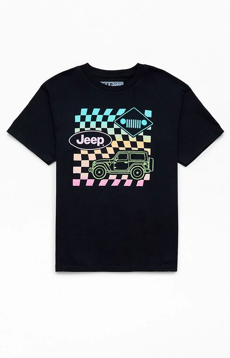 Kids Jeep Checkerboard T-Shirt