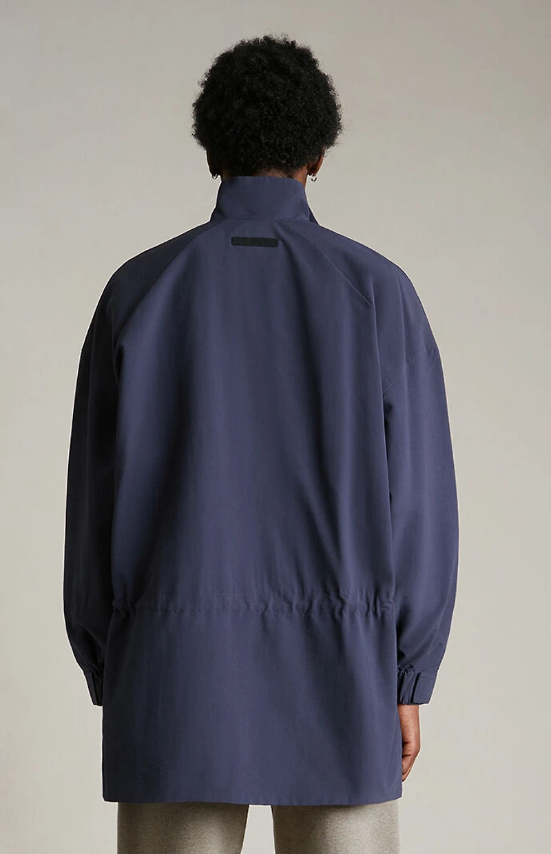 Fear of God ESSENTIALS Marine Military Nylon Mock Neck Anorak Jacket