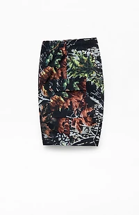 Pacsun Leaf Camo Cargo 6.5" Swim Trunks