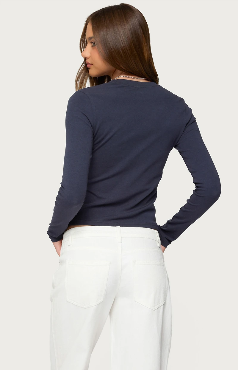 Edikted Kiyan Long Sleeve T Shirt