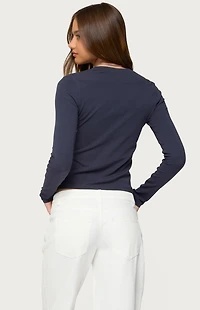 Edikted Kiyan Long Sleeve T Shirt