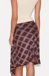 Tiger Mist Saffron Midi Skirt