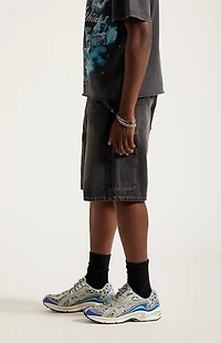 Pacsun Parker Baggy Jean Shorts Carpenter Black