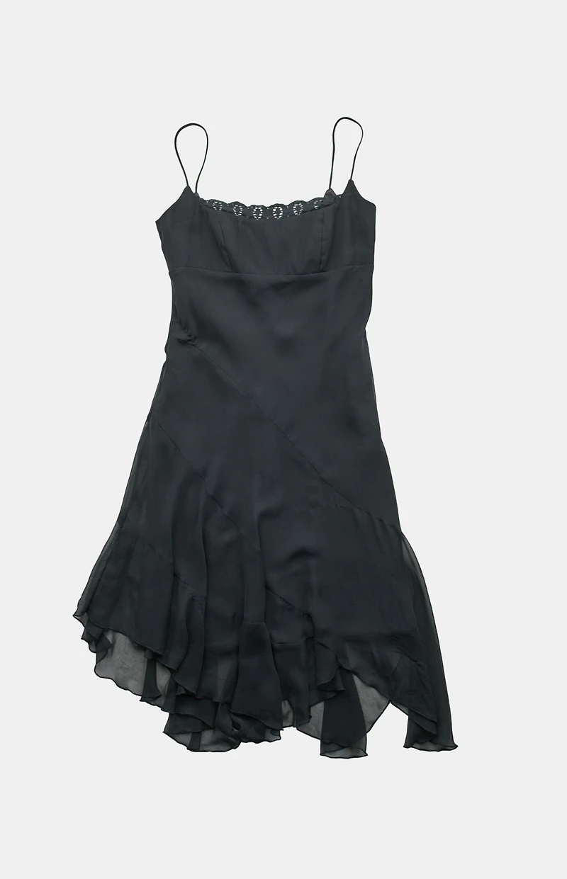 PS VINTAGE 2000s Layered Asymmetrical Dress