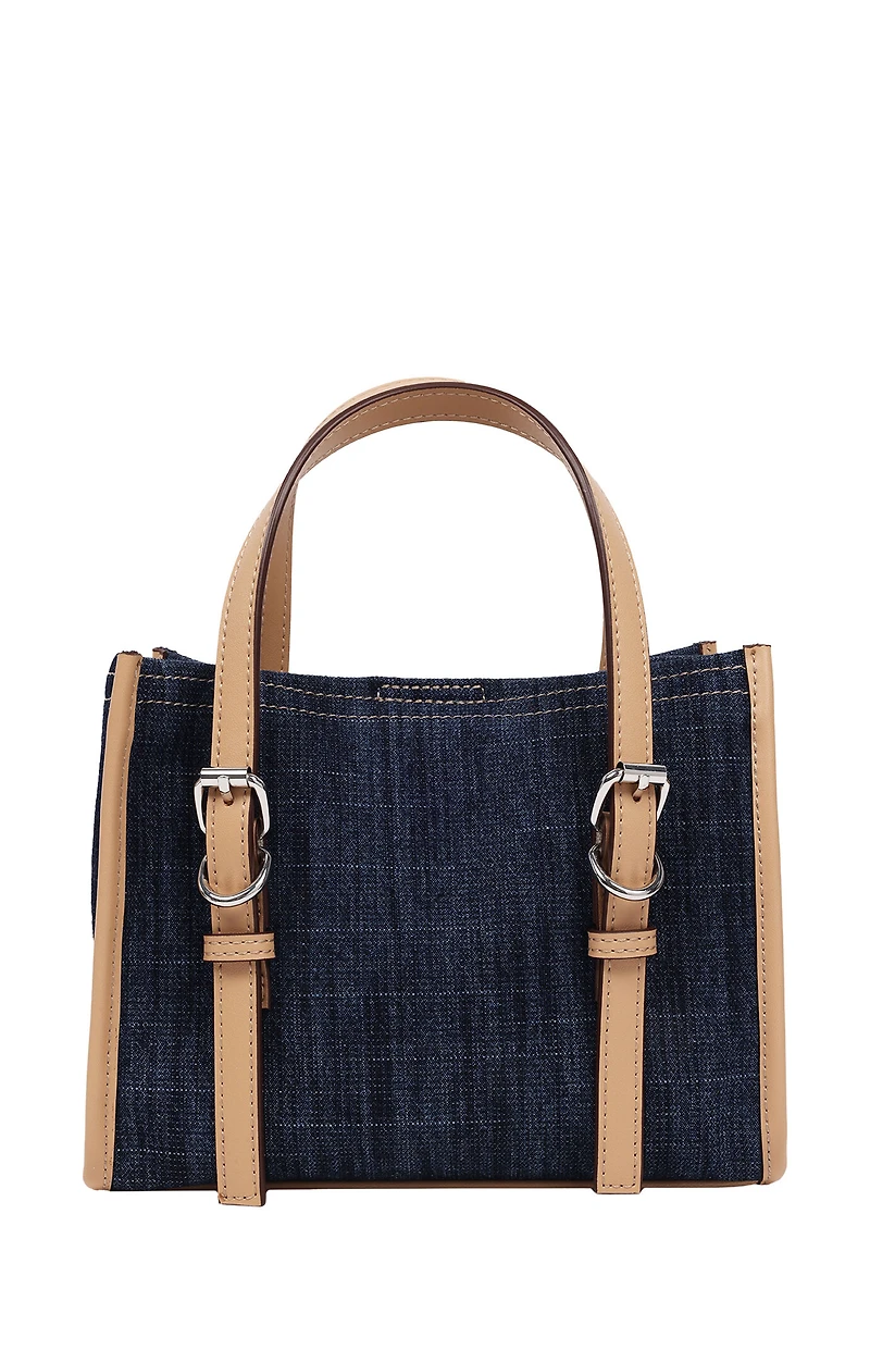 True Religion Denim Dangle Mini Tote Bag