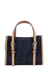 True Religion Denim Dangle Mini Tote Bag