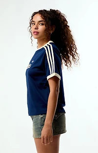 adidas Navy Mesh T-Shirt