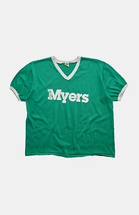 PS VINTAGE '80s Myers Jersey V-neck Graphic T-Shirt