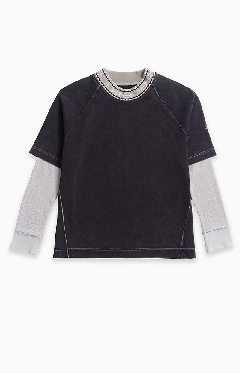 LOST Black Buster 2fer Long Sleeve T-Shirt