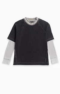 LOST Black Buster 2fer Long Sleeve T-Shirt