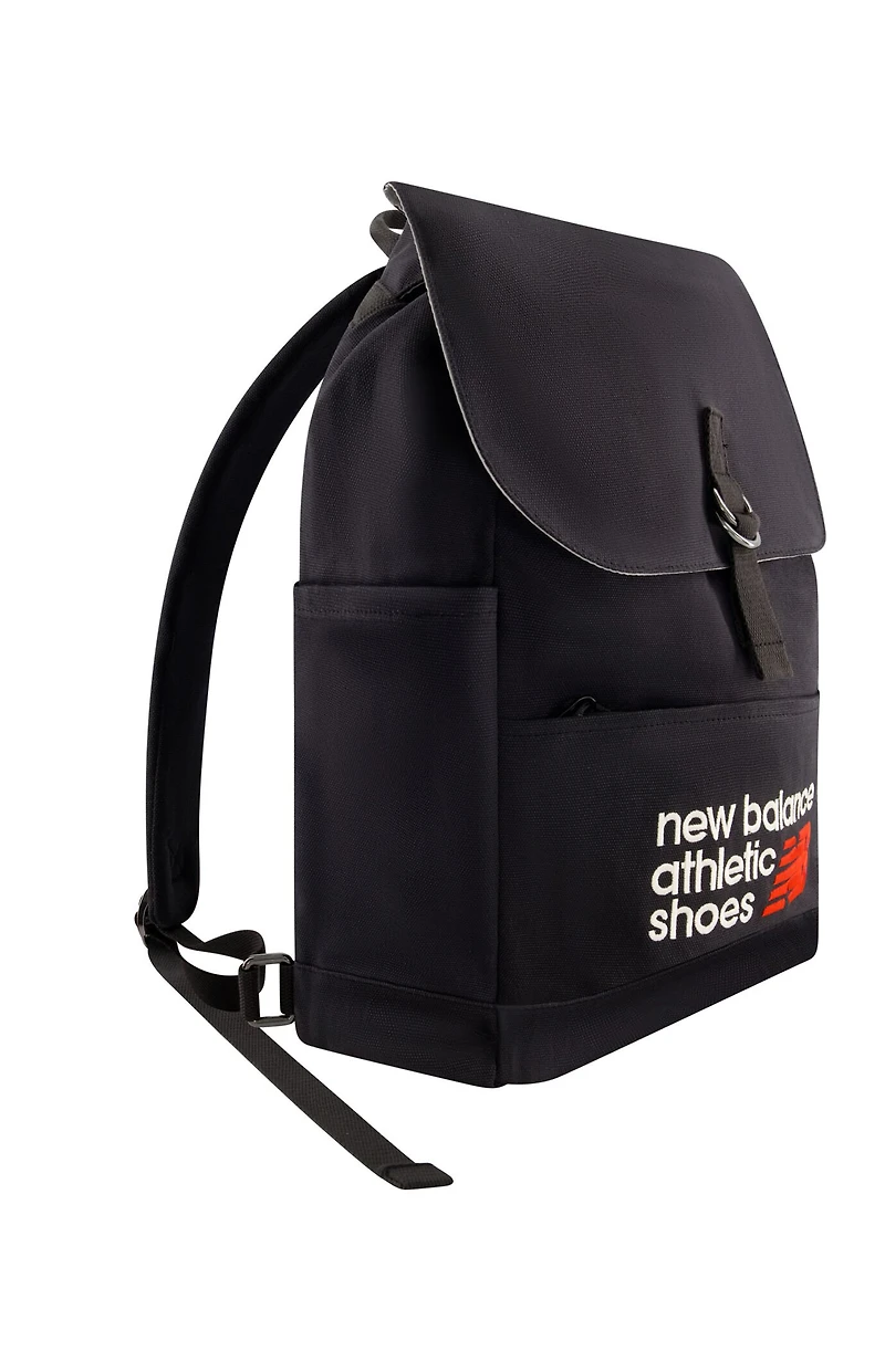 New Balance Black Canvas Backpack