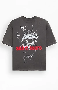 Pacsun Saint Tears Cropped Boxy T-Shirt