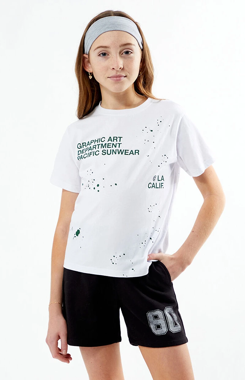 Pacsun Kids 80 Black Sweat Shorts