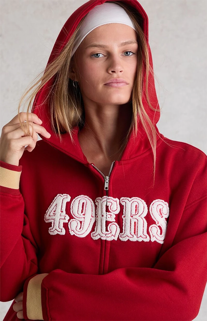 WILD COLLECTIVE x NFL SF 49ers Zip Up Hoodie