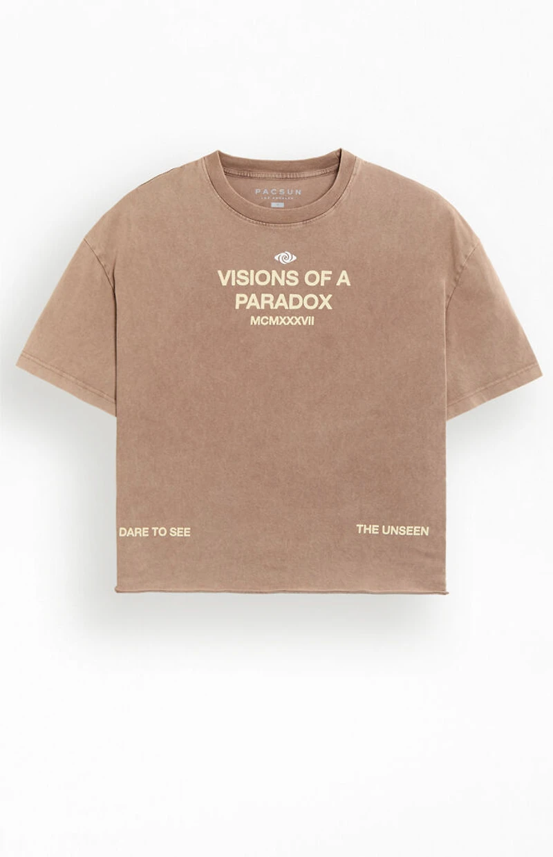 Pacsun Visions Paradox Cropped Boxy T-Shirt