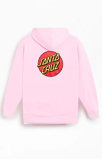 Santa Cruz Pink Classic Dot Zip Up Hoodie