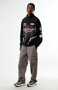 Pacsun Elusive Racing Quarter Zip Sweatshirt