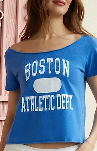 John Galt Electric Blue Robyn Boston Off-The-Shoulder Top