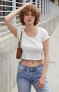 John Galt White Zelly Basic T-Shirt