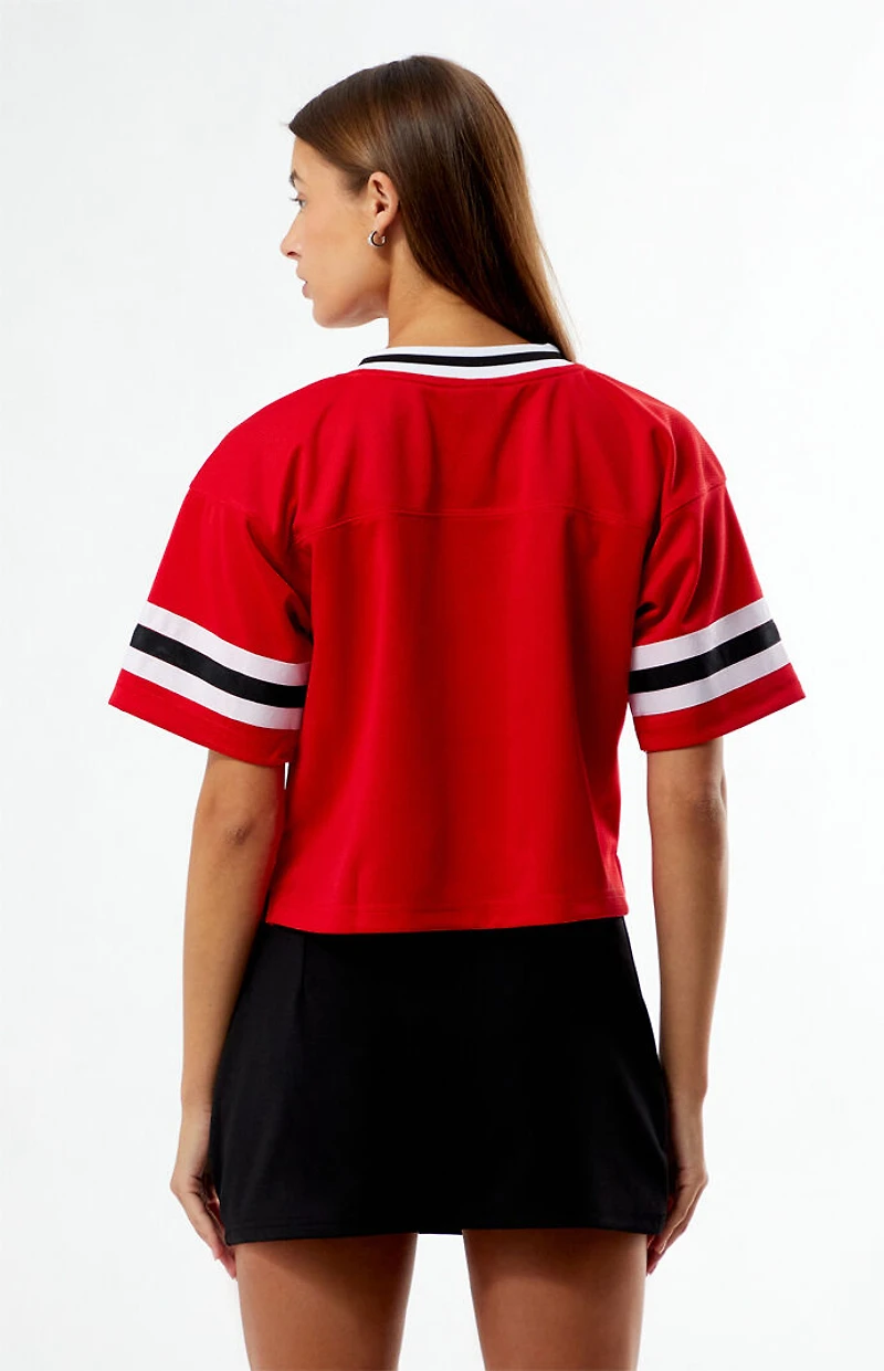 HYPE & VICE Ohio State Cropped Football Jersey